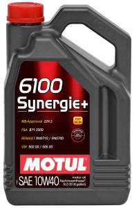 Motul - Motul 6100 SYNERGIE+ 10W40 - 5L - Technosynthese Oil