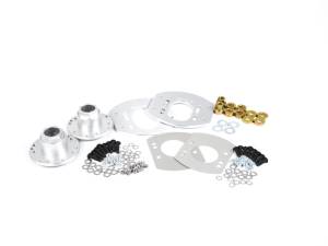 Rennline - Rennline 964 / 993 Front Adjustable Camber Plate Set - Sealed