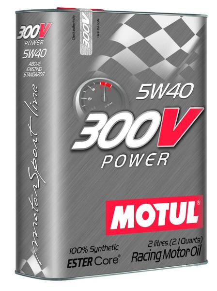 Motul - Motul 300V POWER 5W40 - 2L - Racing Engine Oil