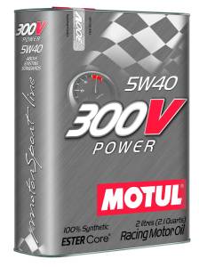 Motul 300V POWER 5W40 - 2L - Racing Engine Oil