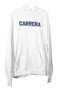 Period Correct Carrera Hoodie White - Image 1